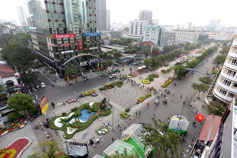 Ngắm đường hoa Tết Mậu Tuất trước giờ G